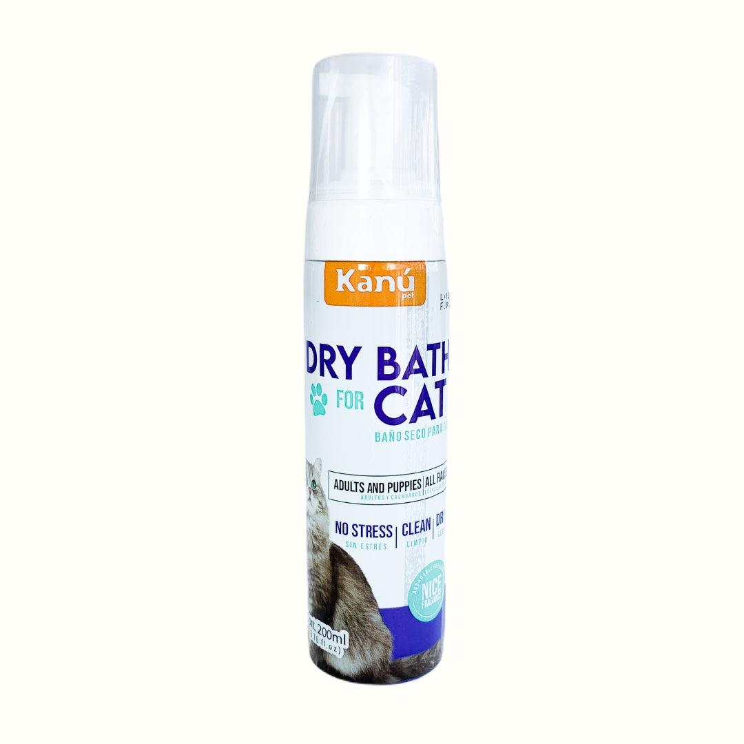 Baño Seco Espumoso Diario Kanu Vet para Gatos