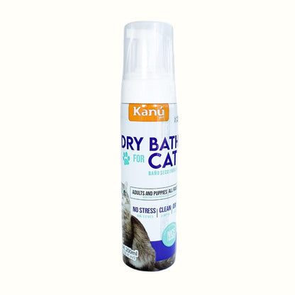Baño Seco Espumoso Diario Kanu Vet para Gatos