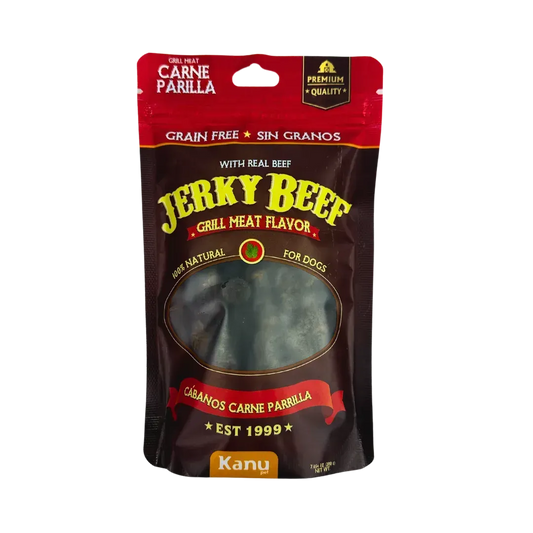 Snack de Cábano Jerky Grill Meat Flavor Kanu Pet Para Perro