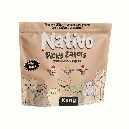 Alimento Nativo Picky Eaters Puppy Mini Kanu Pet para Perro