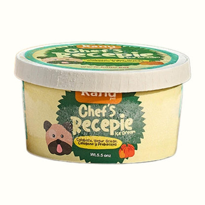 Kanu Helado Chef Recipe Calabaza Para Perro y Gato