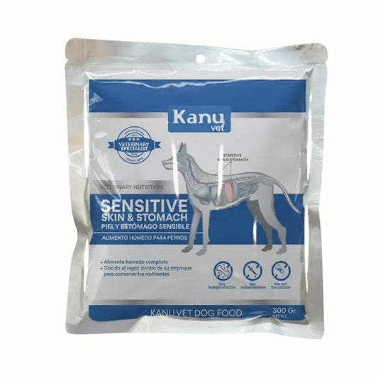 Alimento Húmedo Medicado Kanu Vet Skin & Stomach para Perros Adultos