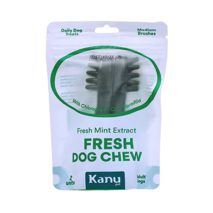 Snack Cepillo Dental Fresh Medium Kanu Pet para Perros Sabor a Menta