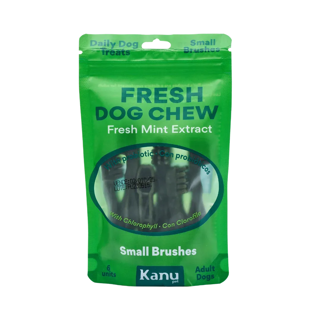 Snack Cepillo Dental Fresh Small Kanu Pet para Perros Sabor a Menta