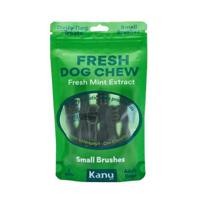 Snack Cepillo Dental Fresh Small Kanu Pet para Perros Sabor a Menta