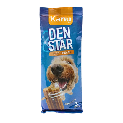 Snack Dent Star para la placa y el sarro Kanu Pet Sabor a Menta para Perro