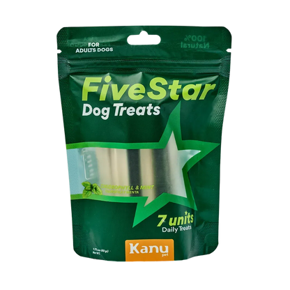 Snack Five Star Dental para la placa y el sarro Kanu Pet  para Perros