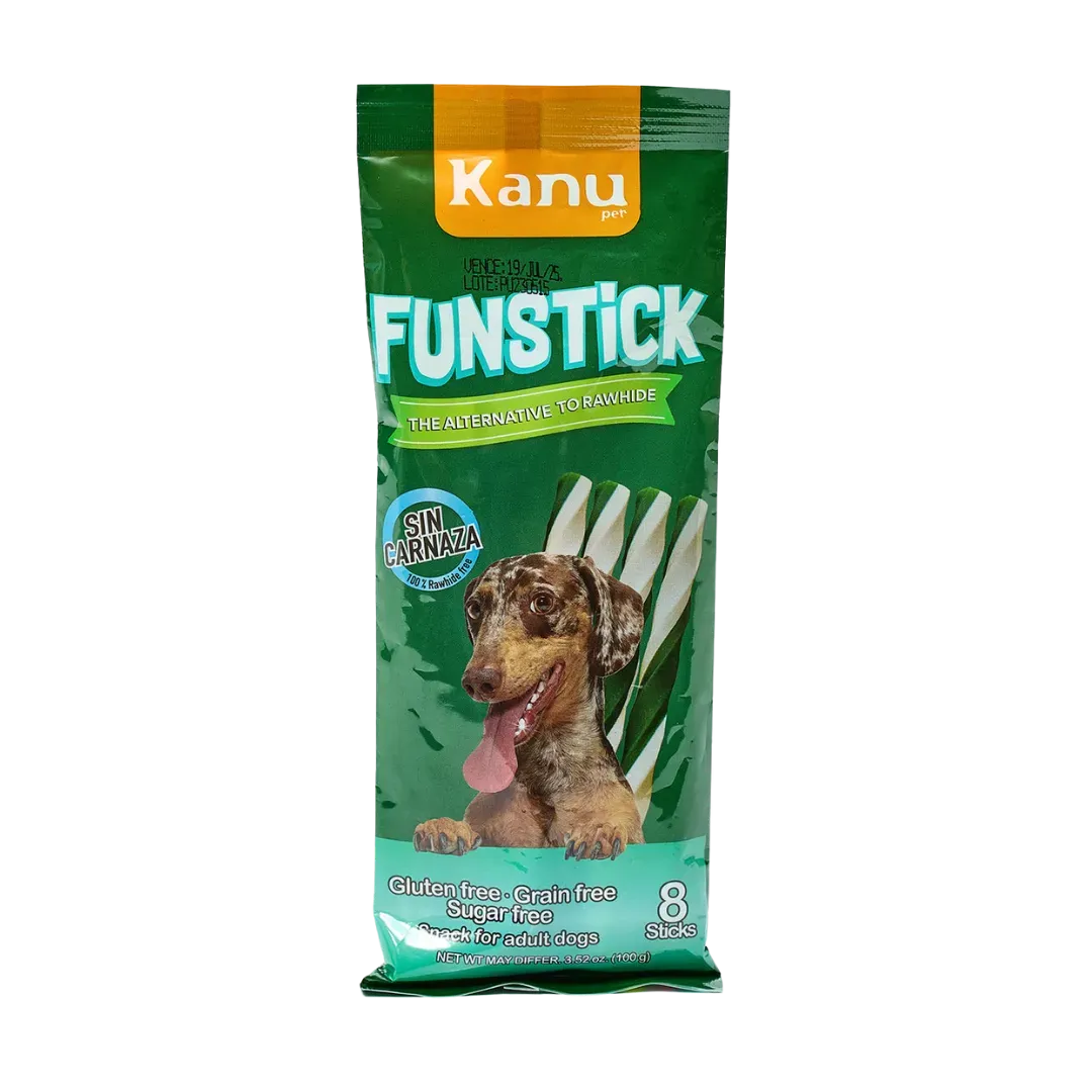 Snack Oral FunStick para la placa y el sarro Kanu Pet  para Perro Sabor a Menta