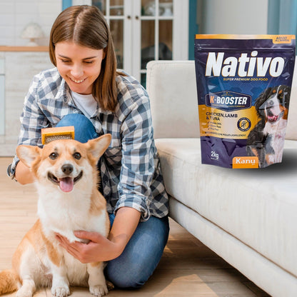 Alimento Seco Nativo K-Booster Pollo, Cordero y Atún Kanu Pet para Perro Adulto