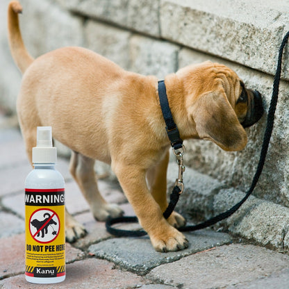 Spray de Adiestramiento Don't Pee Here de Kanu Pet para perros y gatos 100% Natural