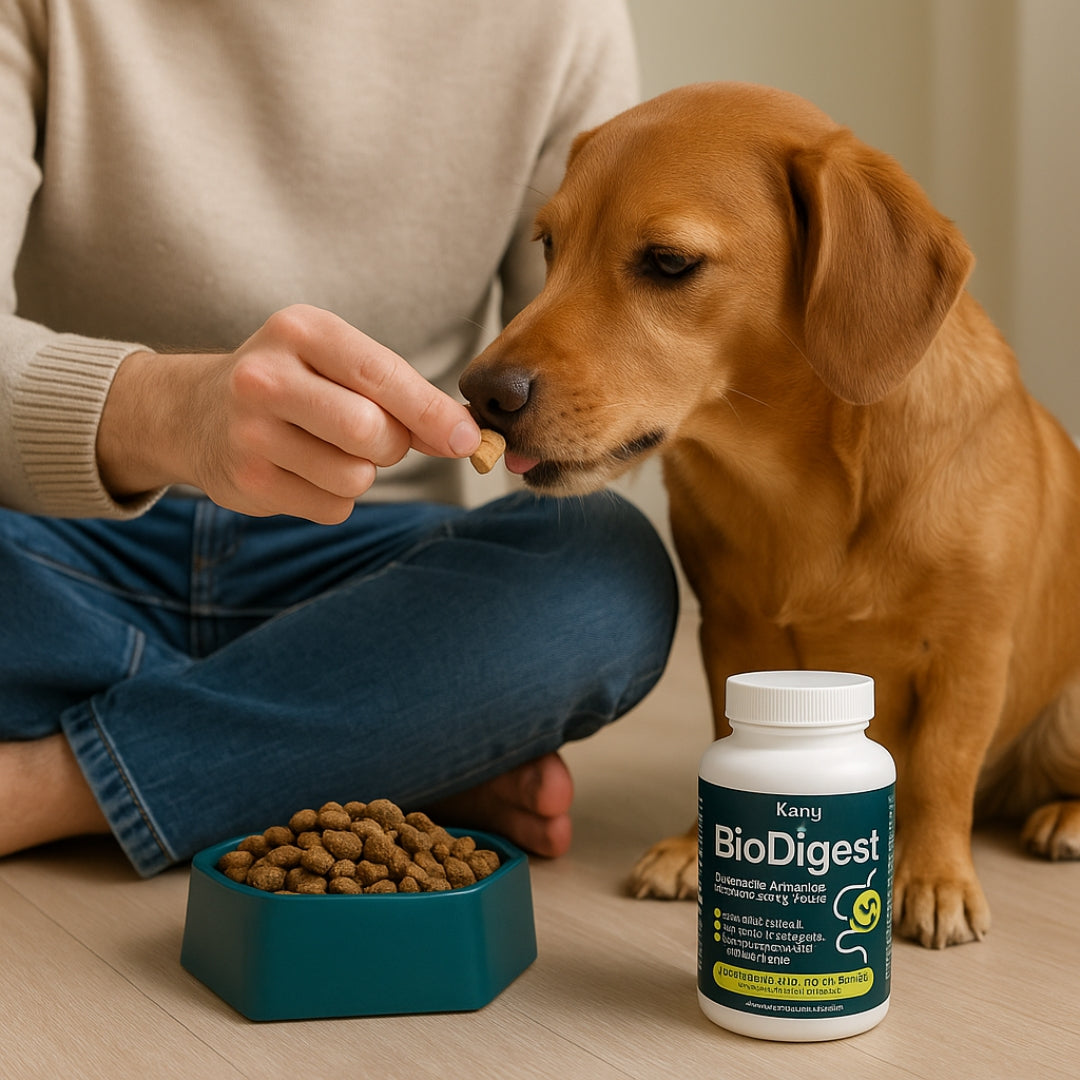Suplemento Digestivo BioDigest con Probióticos Kanu Pet para Perros de Todas las Edades