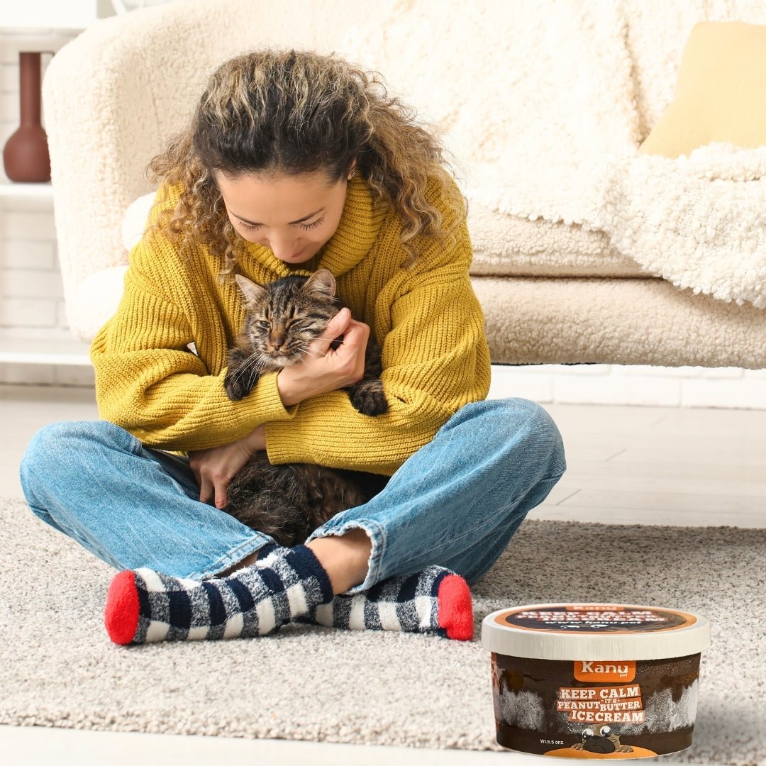 Kanu Helado Mantequilla de Maní Para Perro y Gato