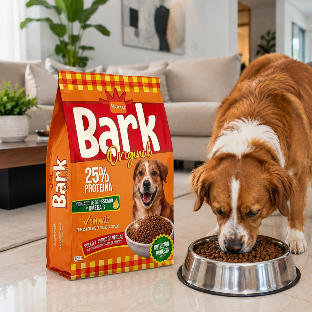 Alimento Seco Bark Original Pollo Kanu Pet para Perros Adulto todas las Razas
