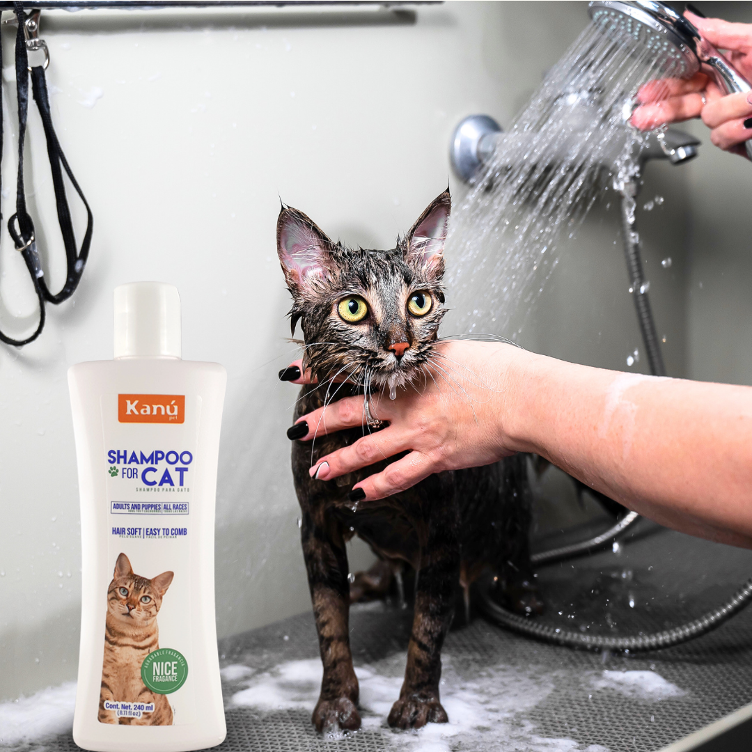 Shampoo con Agradeble Fragancia Kanu Pet para Gato