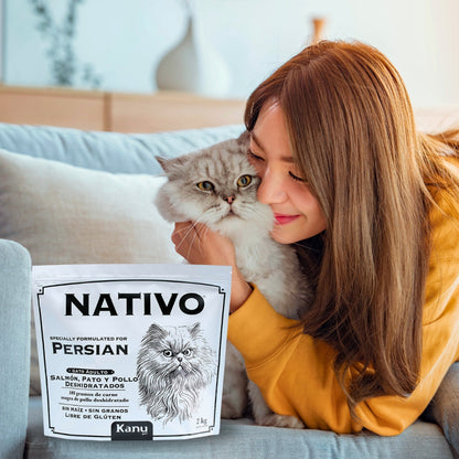 Alimento Nativo Persian 2kg Kanu Pet para Gato Adulto Nutrición Premium