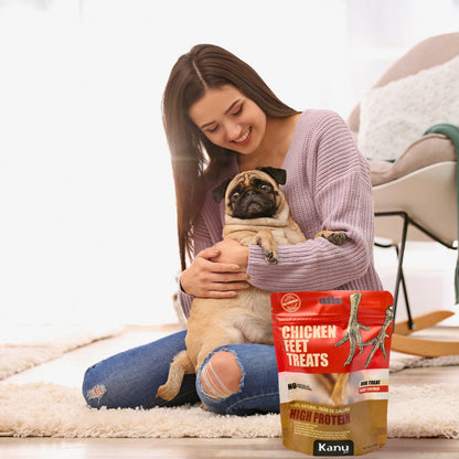 Snack Patas de Gallina Kanu Pet para Perro 100% naturales y nutritivas