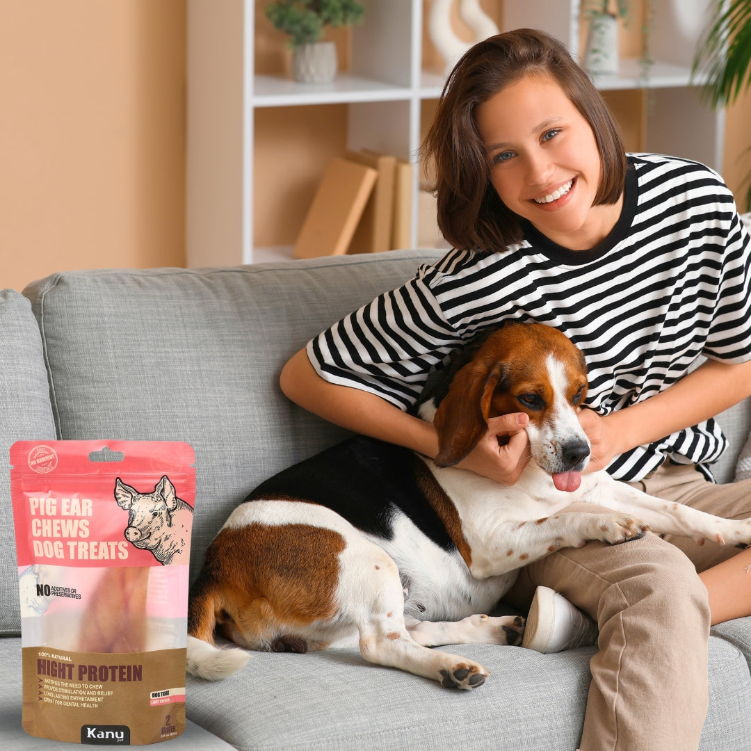Snack Oreja de Cerdo Deshidratda Kanu Pet para Perro