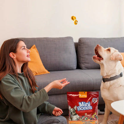 Snack Mini Huesos con Sabores surtidos Kanu Pet para Perros