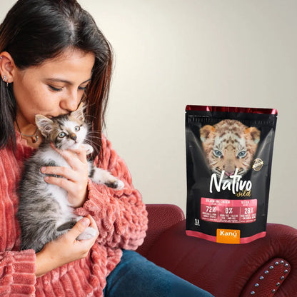 Alimento Seco Grain Free Nativo Wild Kanu Pet para Gatitos
