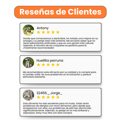 Alimento Seco Bark Pollo Kanu Pet para Perro Cachorros razas medianas y grandes