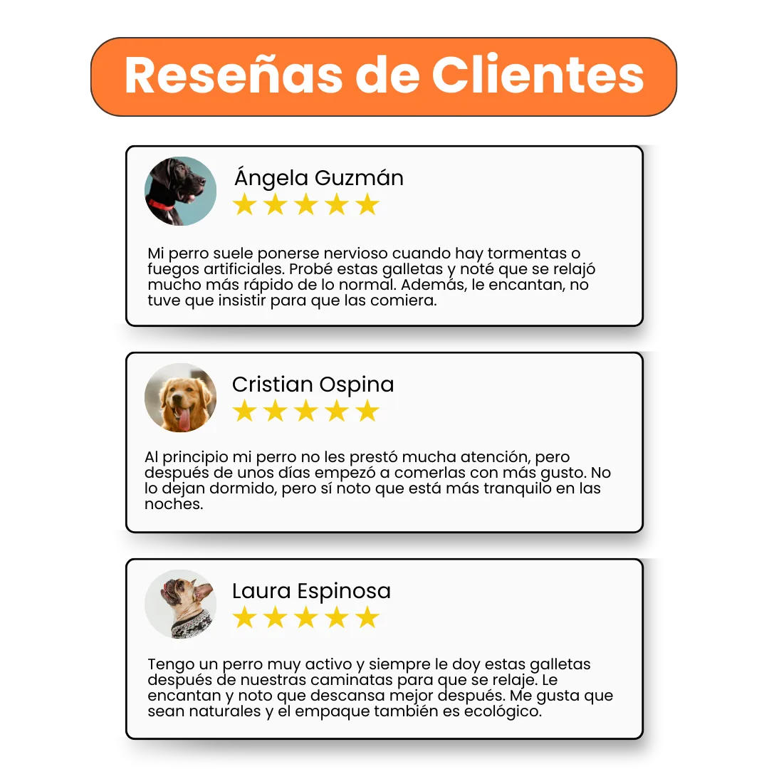 Galleta Efecto Calmante Kanu Pet para perros
