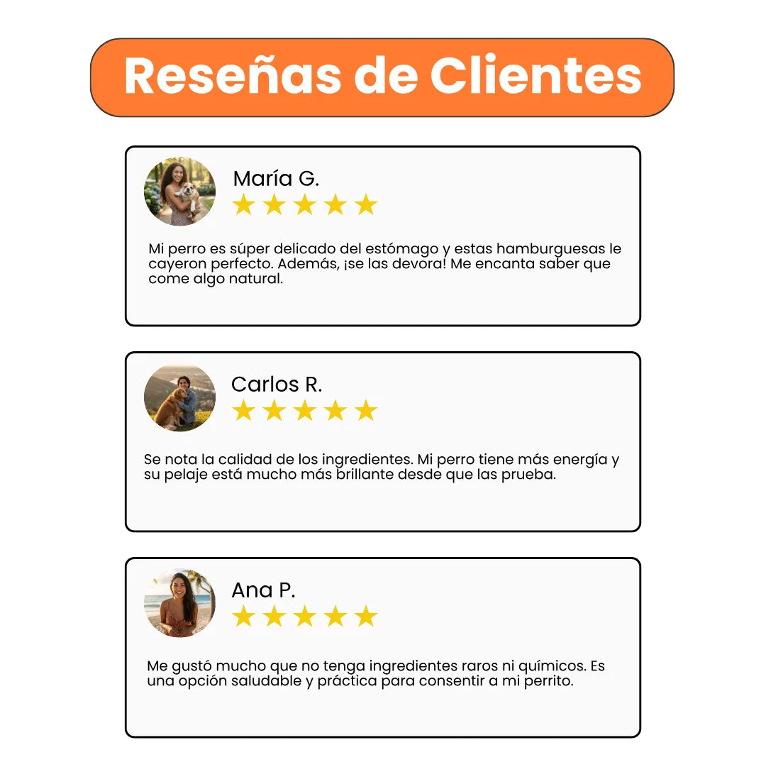 Alimento Congelado Burger sabor Pollo Kanu Pet para Perros 100% Comida Real