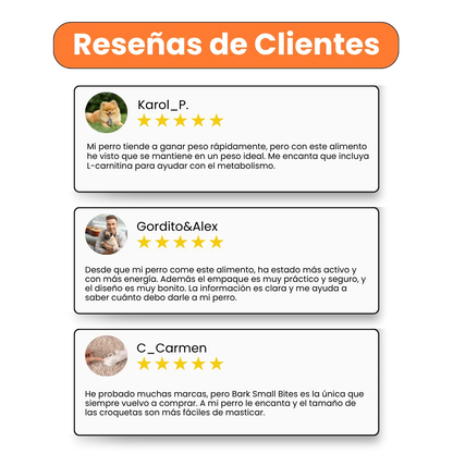 Alimento seco Kanu Pet Bark Small Bites Kanu Pet para adulto razas pequeñas con Pollo