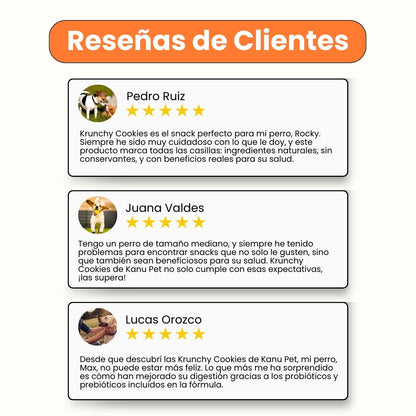 Galletas Krunchy Kanu Pet para perros