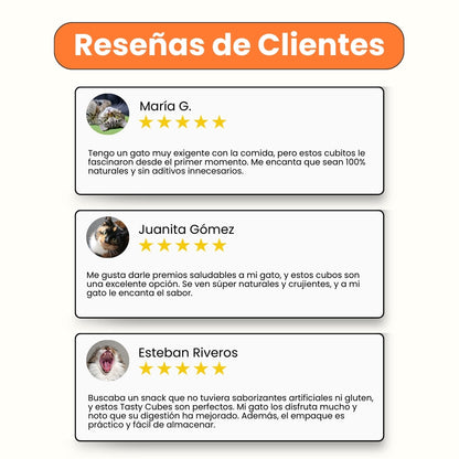 Snack Liofilizado Tasty Cubes Arándanos y Zanahoria Kanu Pet para Gatos, Bajas en Calorías