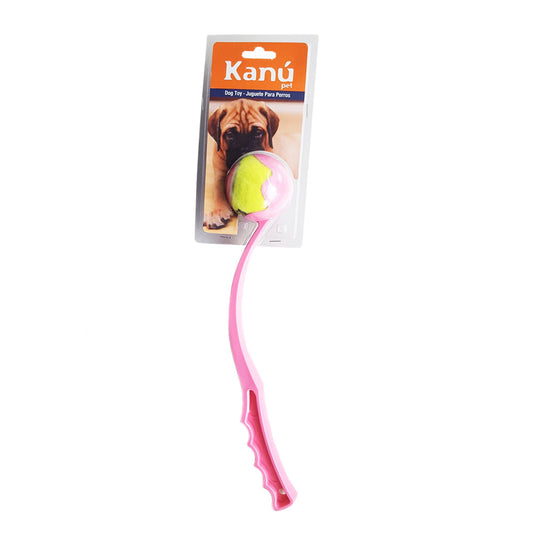 Lanza Pelota De Tenis Rosado Kanu para perro - {{ Kanu Pet }}