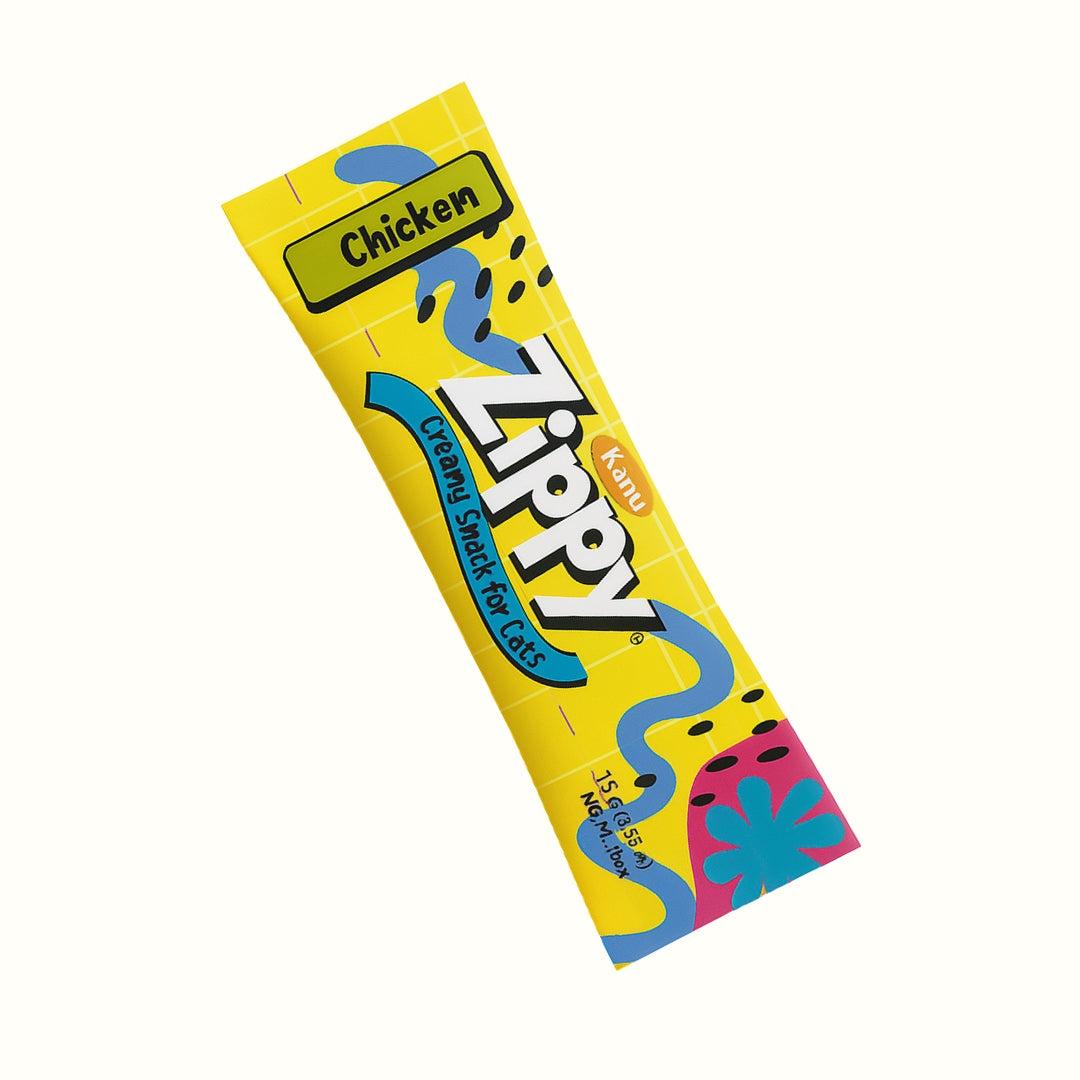 Snack Cremoso Zippy Kanu Pet para Gatos sabor Pollo