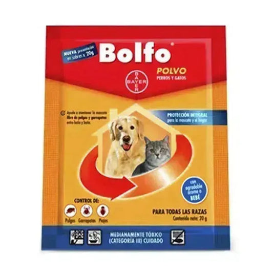 Antipulgas Bolfo polvo x 100 gr para perro