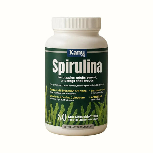suplemento de spirulina para perros adultos y cachorros